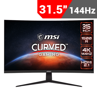 [3840x2160] MSI G321CU Curved Gaming Monitor