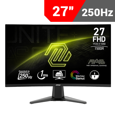 [1920x1080] MSI MAG 27C6X Curved Gaming Monitor