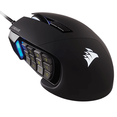 Corsair Scimitar Elite Wired Gaming Mouse - Black