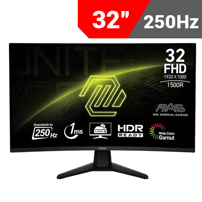 [1920x1080] MSI MAG 32C6X Curved Gaming Monitor