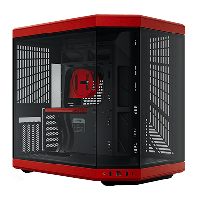 HYTE Y70 Gaming Case - Black Cherry