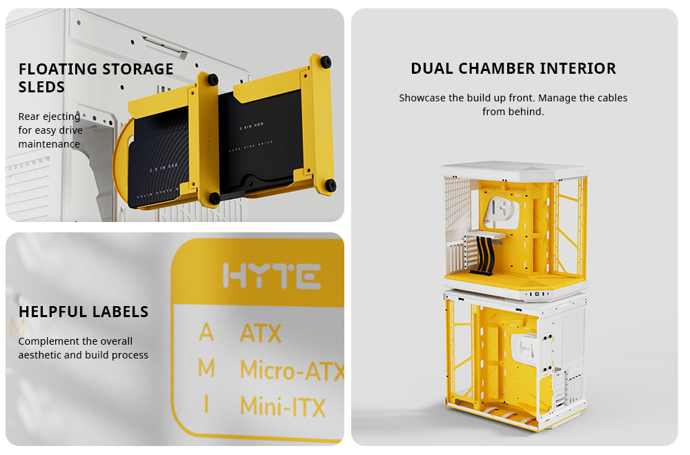 HYTE Y70 Gaming Case - Panda