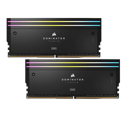 CORSAIR Dominator Titanium RGB 32GB (2x16GB) DDR5 7200MHz Memory Kit