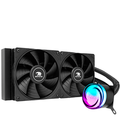 iBUYPOWER AW4 240mm ARGB Liquid Cooler - Black