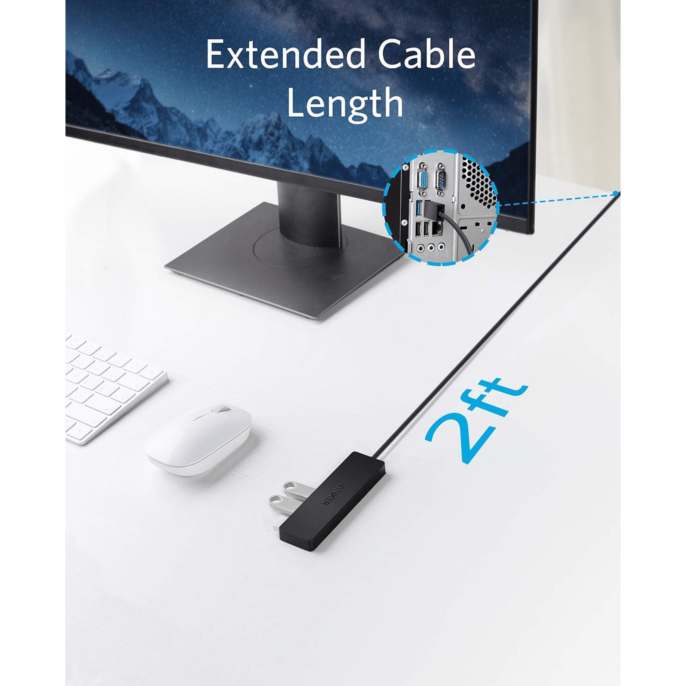 Anker Ultra Slim 4Port USB 3.0 Data Hub