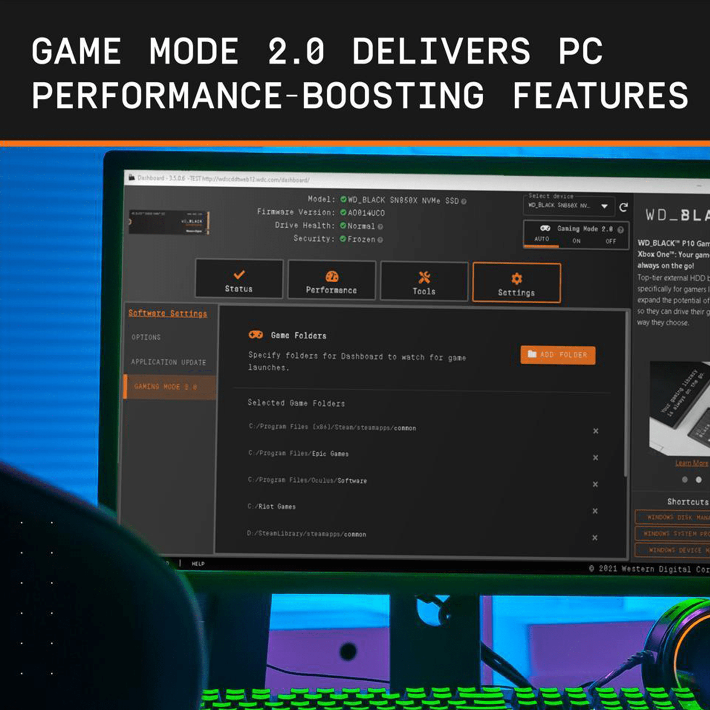 2TB WD Black SN850X M.2 PCIe Gen 4 NVMe SSD