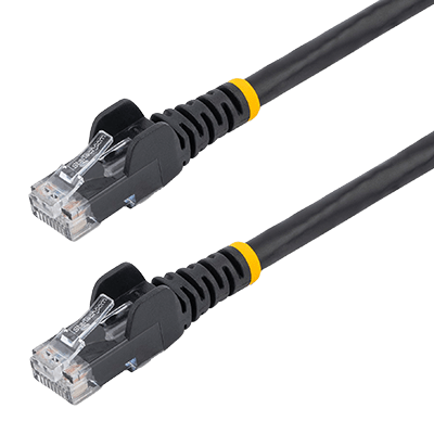 Snagless Cat6 Ethernet Cable 100ft - Black