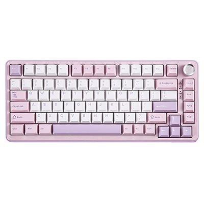 YUNZII B75 PRO Wireless Mechanical Gaming Keyboard - Cocoa Cream V2 Switches