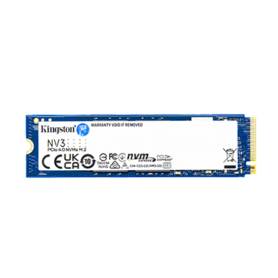 2TB Kingston NV3 M.2 PCIe Gen 4 NVMe SSD -- Gen 4 Read: 6000 MB/s, Write: 5000 MB/s