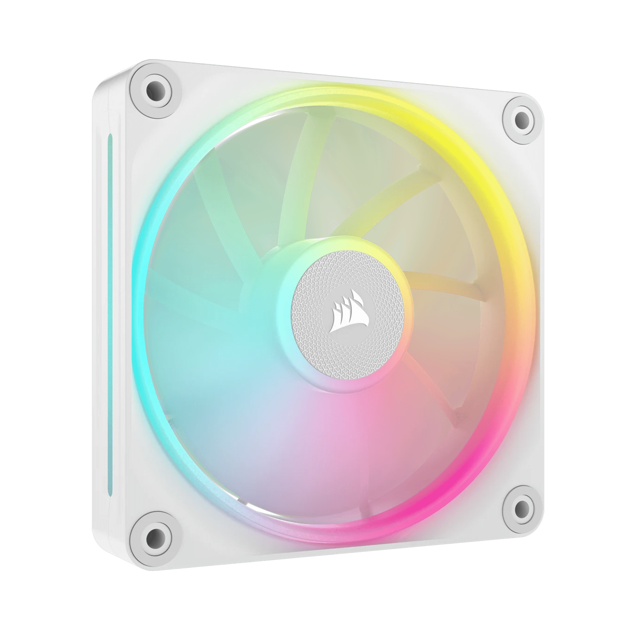 CORSAIR iCUE LINK LX120 RGB 120mm PWM Beyaz Üçlü Kasa Fani CORSAIR iCUE LINK LX120 RGB 120mm PWM Beyaz Üçlü Kasa Fani
