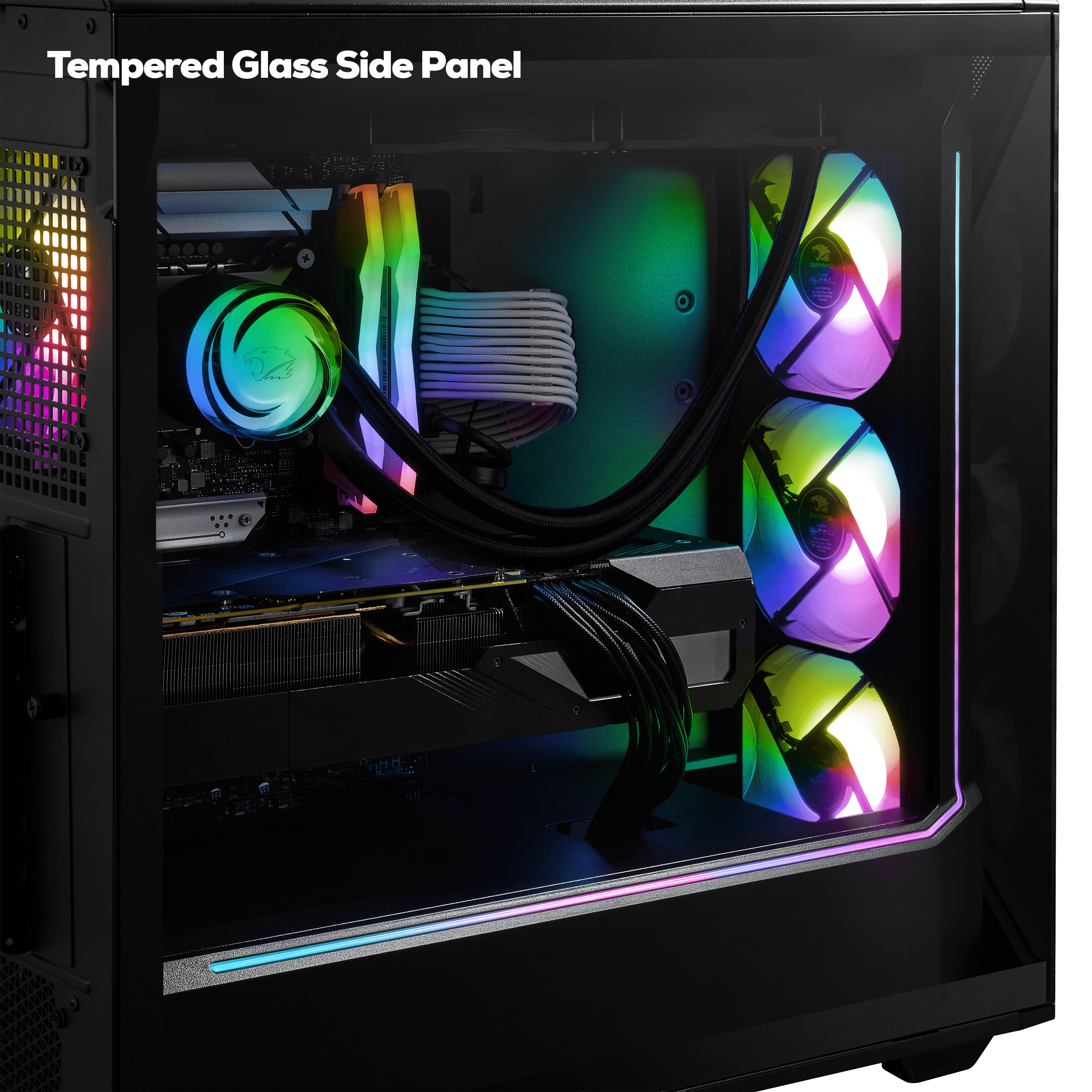 iBUYPOWER Slate 9 Mesh Gaming Case - Black