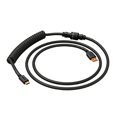 Glorious Coiled Keyboard Cable - Phantom Black