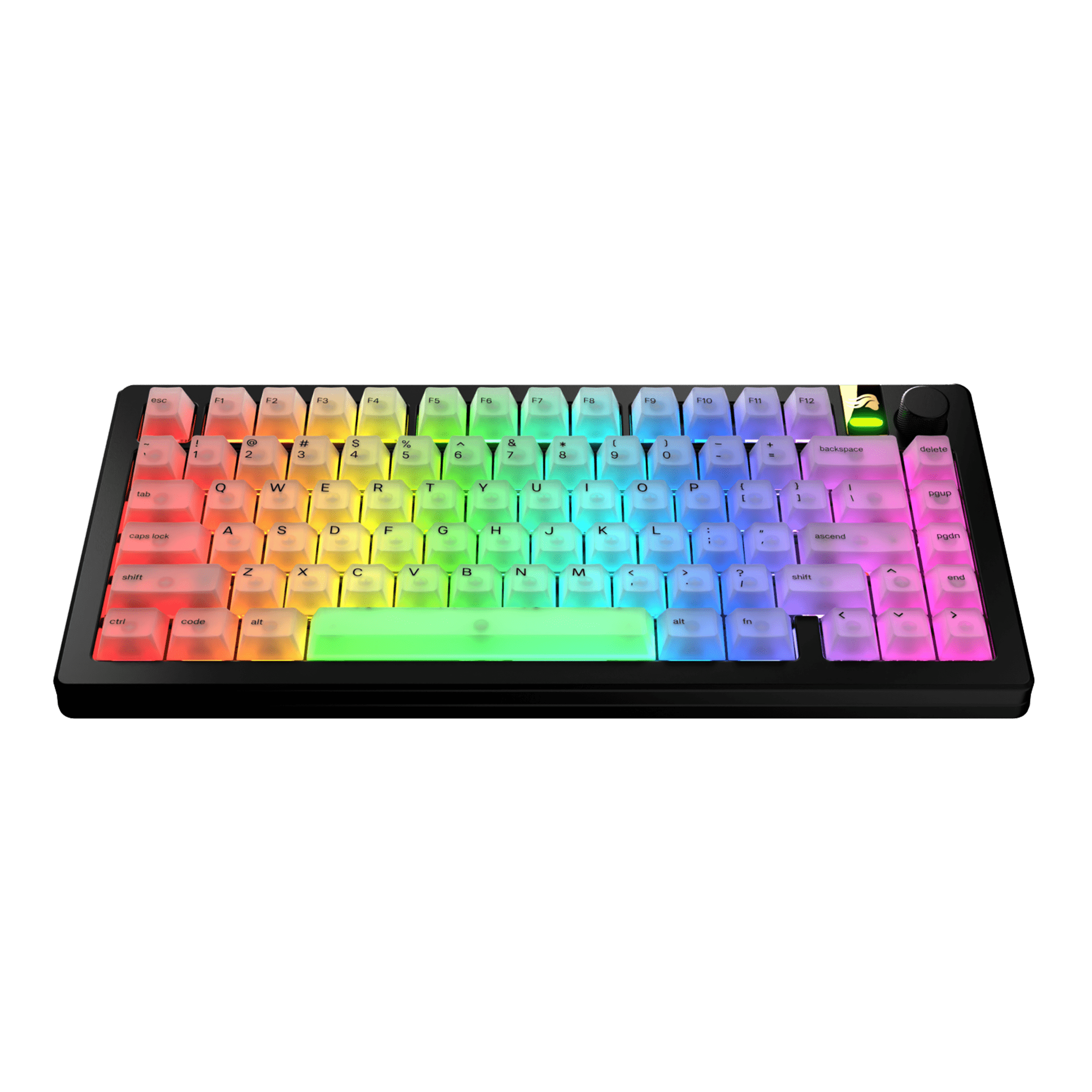 Glorious Polychroma V2 RGB Keycap Set - Translucent