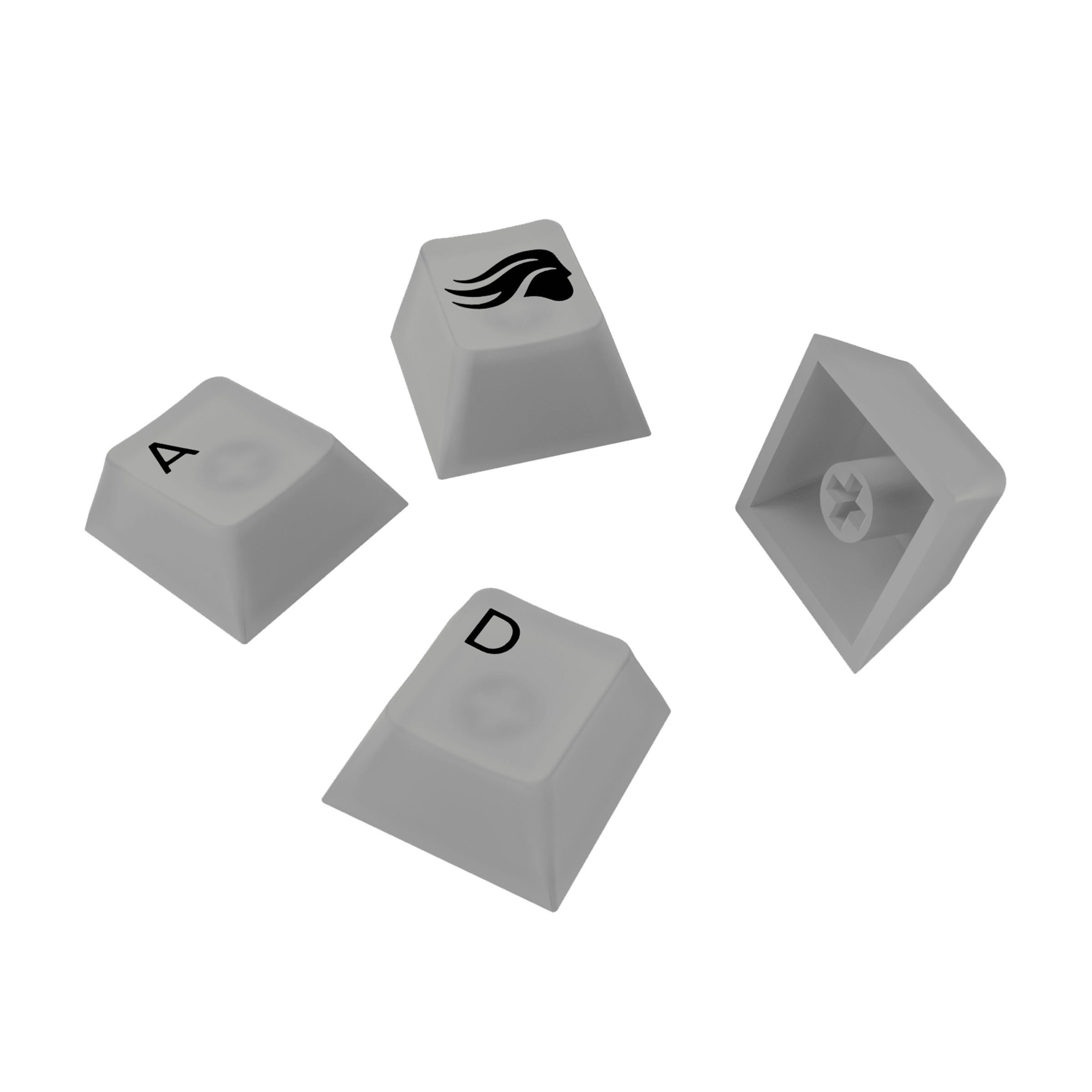 Glorious Polychroma V2 RGB Keycap Set - Translucent