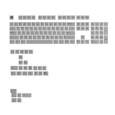 Glorious Polychroma V2 RGB Keycap Set - Translucent