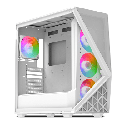 iBUYPOWER Slate 9 Mesh Gaming Case - White