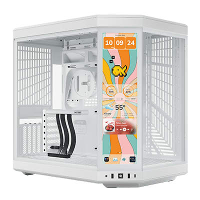 HYTE Y70 Touch Infinite Gaming Case - Snow White