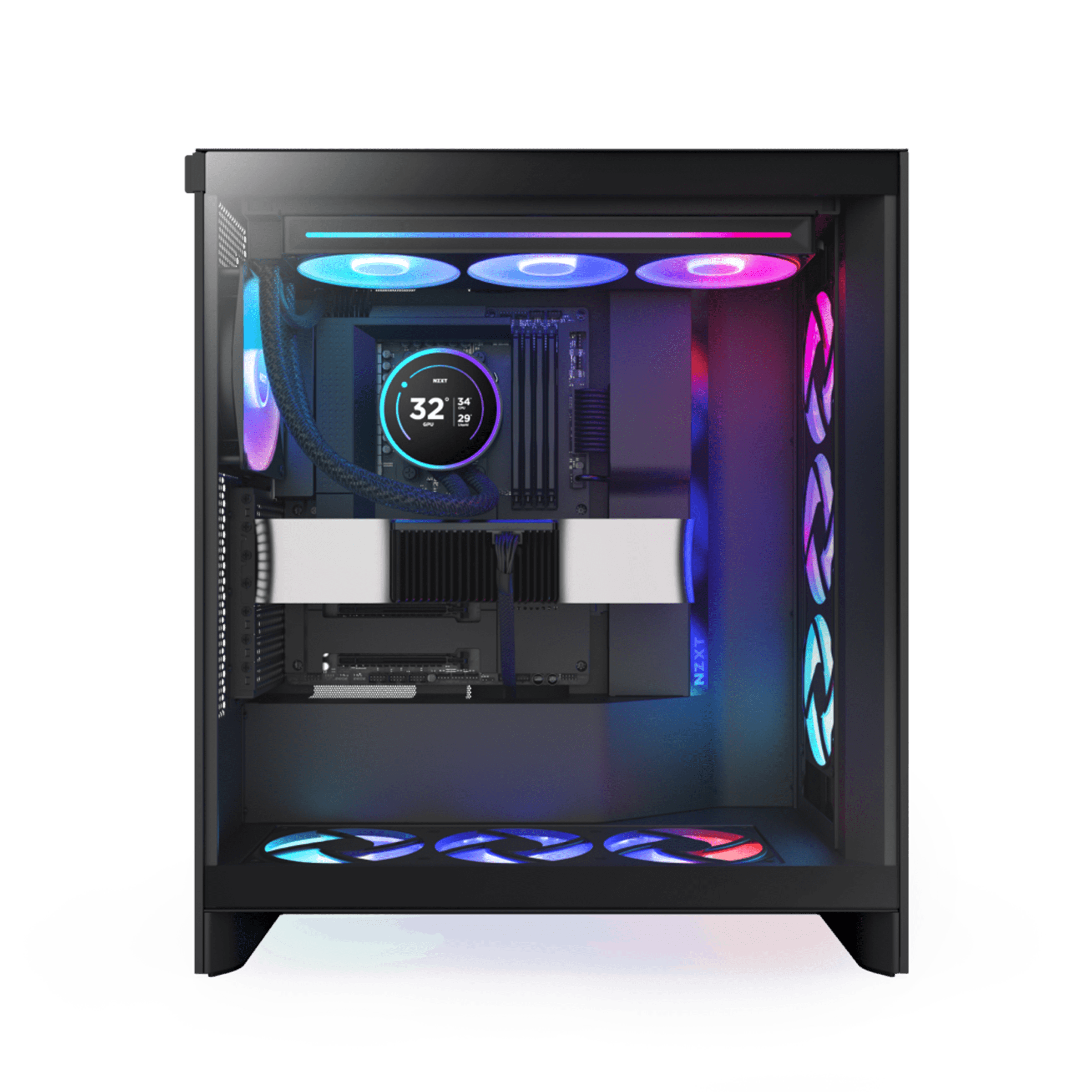 NZXT Kraken Elite 360mm RGB Liquid Cooler - Black NZXT Kraken Elite 360mm RGB Liquid Cooler - Black