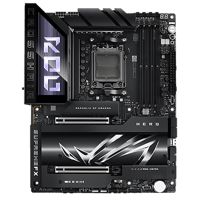 ASUS ROG CROSSHAIR X870E HERO WIFI AM5 ATX Gaming Motherboard