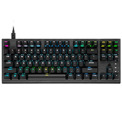 CORSAIR K60 RGB TKL Wired Mechanical Gaming Keyboard - OPX Switches