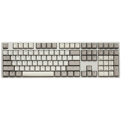 Ducky Origin Vintage Gaming Keyboard - Cherry MX Silent Red Switches