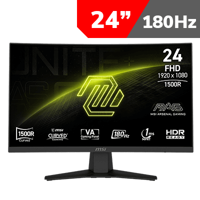 [1920 x 1080] MSI MAG 244C Curved Gaming Monitor
