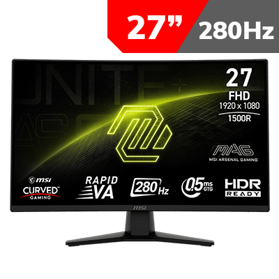 [1920 x 1080] MSI MAG 274CXF Curved Gaming Monitor