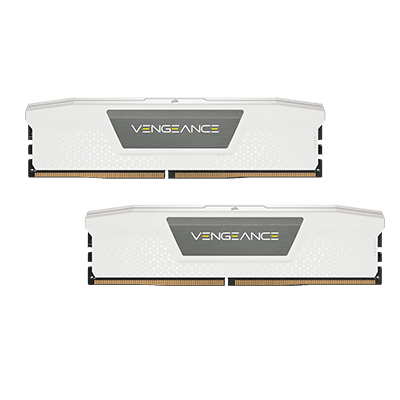 CORSAIR Vengeance 64GB (32GBx2) DDR5 6000MHz CL40 Memory Kit - White