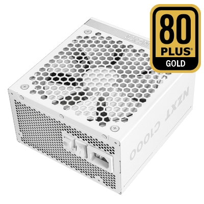 NZXT C1000 Fully Modular ATX Power Supply - 1000 Watts, ATX 3.1 - White