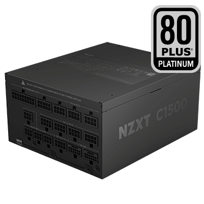 NZXT C1500 Fully Modular ATX Power Supply - 1500 Watts, ATX 3.1 - Black