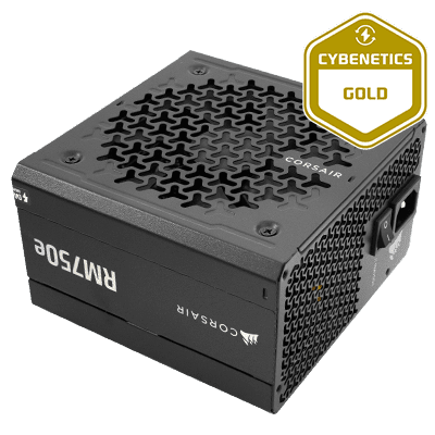 CORSAIR RM750e Fully Modular ATX Power Supply - 750 Watts, ATX 3.1 - Black