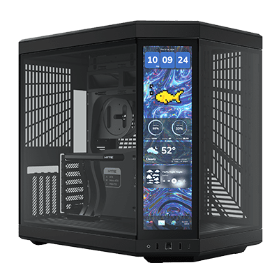HYTE Y70 Touch Infinite Gaming Case - Pitch Black
