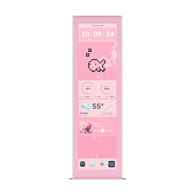 HYTE Y70 Touch Infinite 2.5K Touchscreen Display Upgrade - Strawberry Milk