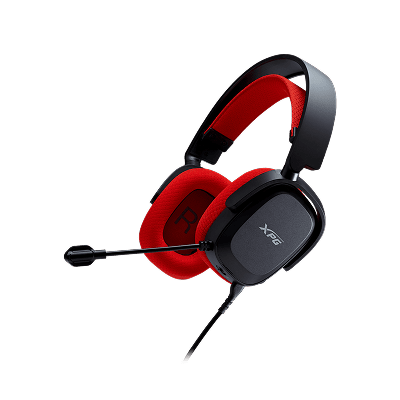 XPG PRECOG Studio Wired Gaming Headset - Black/Red