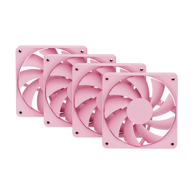 HYTE FA12 Case Fans (4-Pack) - Strawberry Milk