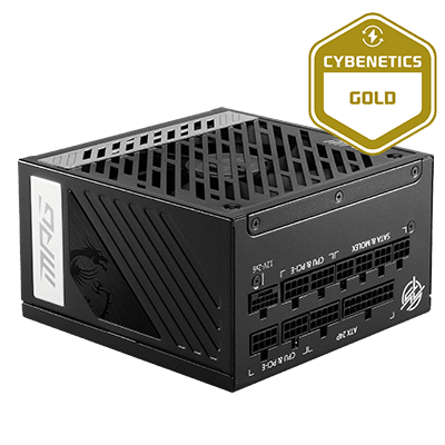 MSI MPG A1000G Fully Modular ATX Power Supply - 1000 Watts, ATX 3.1 - Black