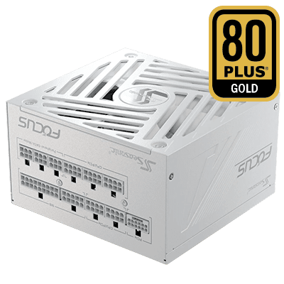Seasonic Focus V4 GX-1000 Fully Modular ATX Power Supply - 1000 Watts, ATX 3.1 - White