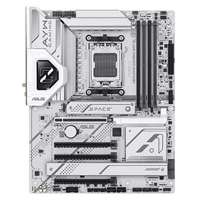 ASUS X870 AYW GAMING WIFI AM5 ATX Gaming Motherboard - White
