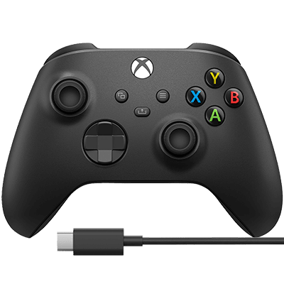 Xbox Wireless Controller - Carbon Black with USB-C Cable