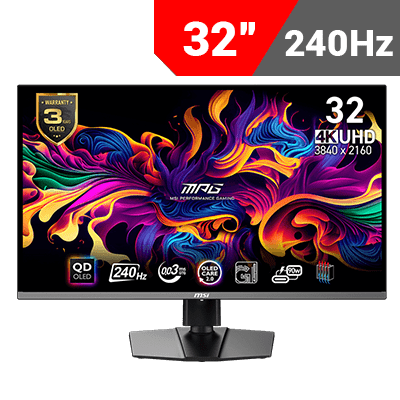 [3840 x 2160] MSI MPG 321URX QD-OLED Gaming Monitor