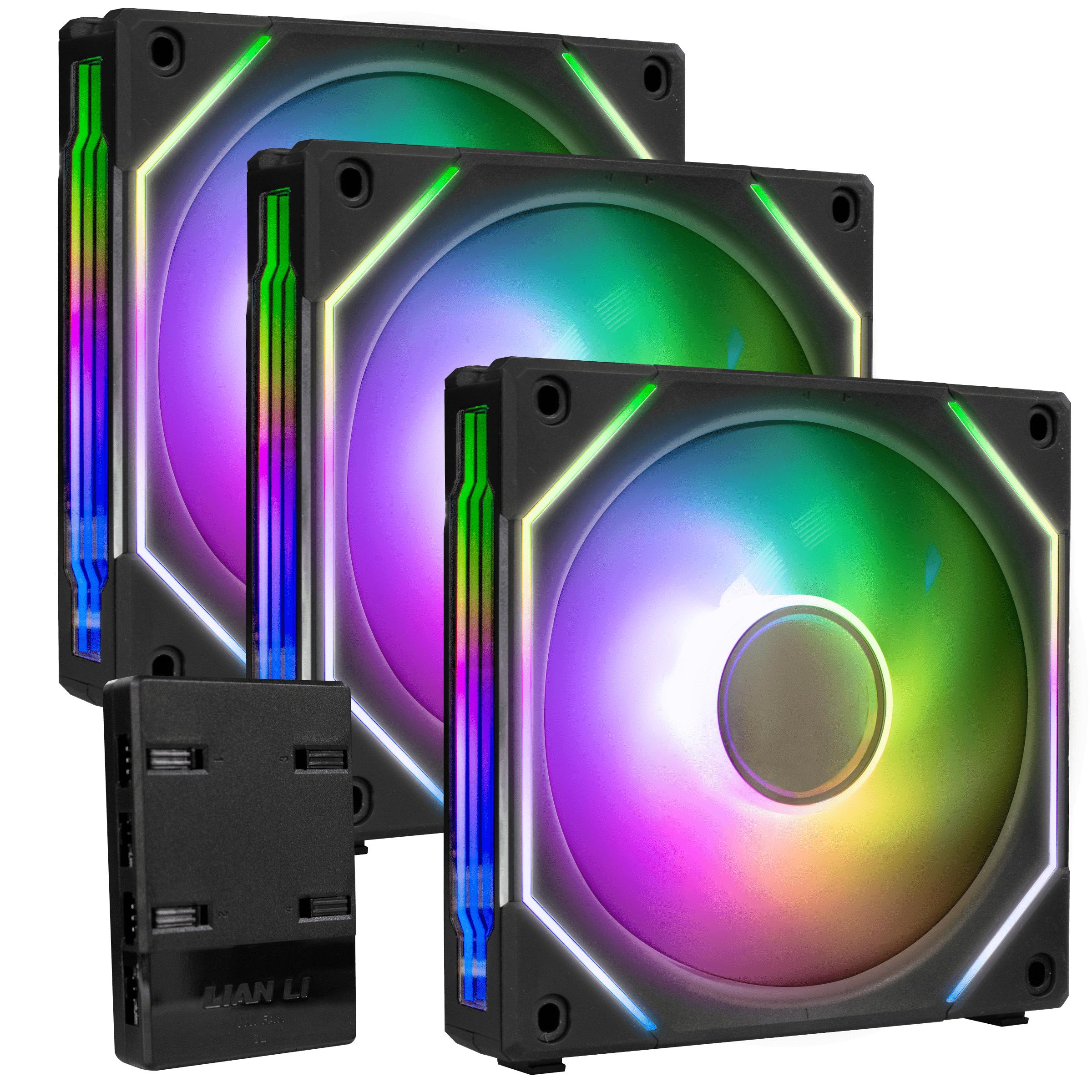 Lian Li UNI FAN SL-INFINITY ARGB 120mm Triple Fan Pack - Black