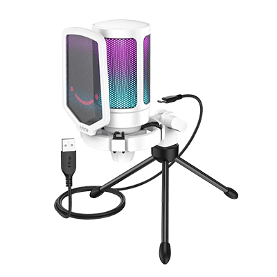 FIFINE Ampligame USB Microphone - White