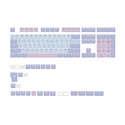 Ducky Macaron OEM Profile Double Shot PBT Keycap Set