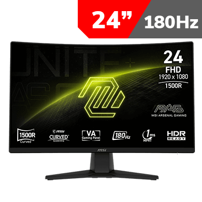 [1920 x 1080] MSI MAG 242C Curved Gaming Monitor