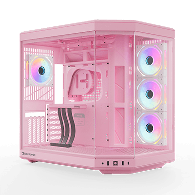 iBUYPOWER HYTE Y70 Gaming Case - Strawberry Milk