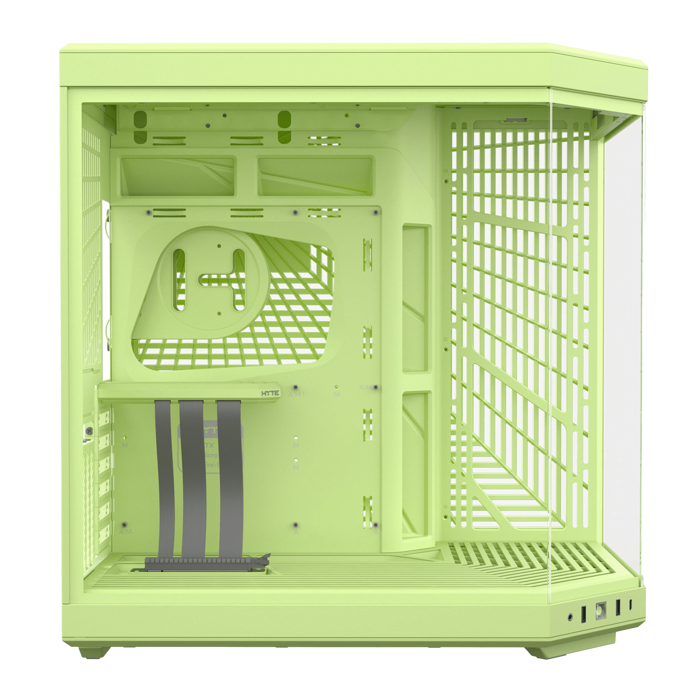 HYTE Y70 Gaming Case [+Free 4x HYTE FA12 Case Fans] - Matcha