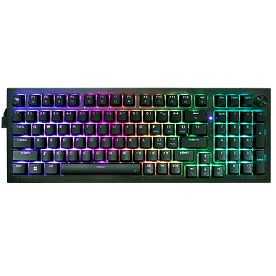 iBUYPOWER MK9 Pro RGB Mechanical Gaming Keyboard - Black, Linear Switches