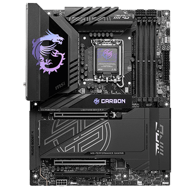 MSI MPG Z890 CARBON WIFI LGA 1851 ATX Gaming Motherboard