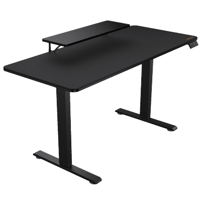 Cougar E-Star 140 Adjustable Electric Gaming Desk - Black | Final Sale – No Returns