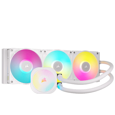 CORSAIR iCUE LINK TITAN RX 360mm RGB Liquid Cooler - White